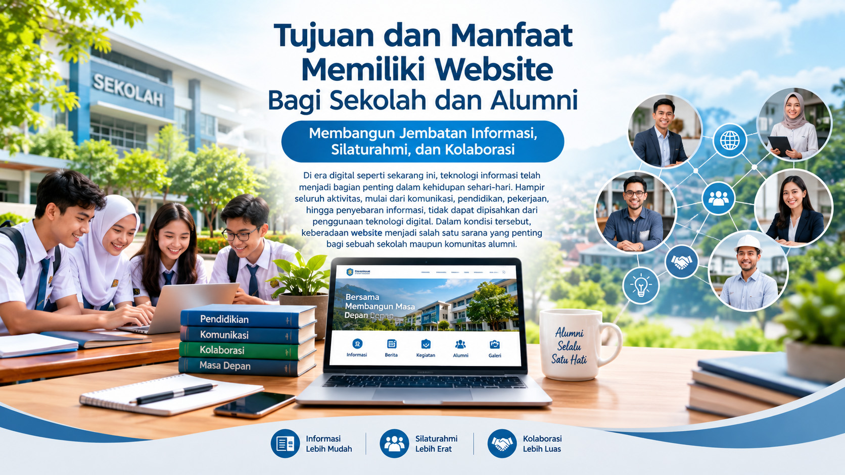 Tujuan dan Manfaat Memiliki Website Bagi Sekolah dan Alumni